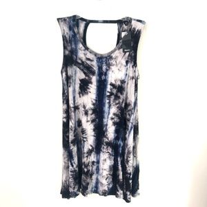 Espresso Tie Dye Sleeveless Dress